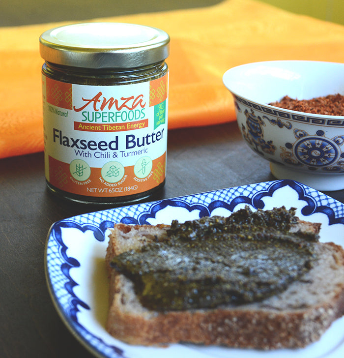 Flaxseed Butter with Chili & Turmeric, 12OZ