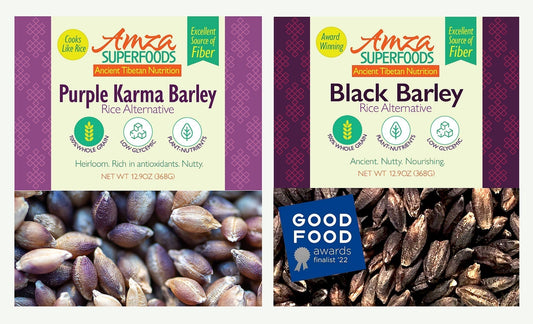 Amza Superfoods Introduces Ancient PURPLE Barleys as Modern Rice Alternatives at Winter FancyFaire