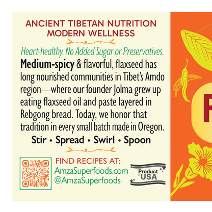 Toasted Flaxseed Butter with Golden Turmeric & Chili