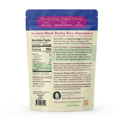 Ancient Black Barley Rice Alternative