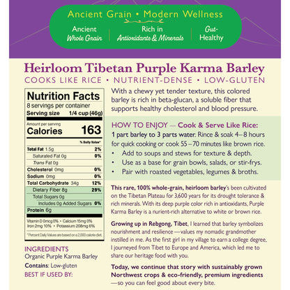 Ancient Black Barley Rice Alternative