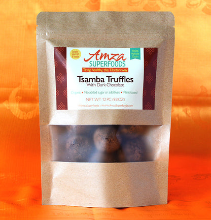 Tsamba Truffles With Dark Chocolate