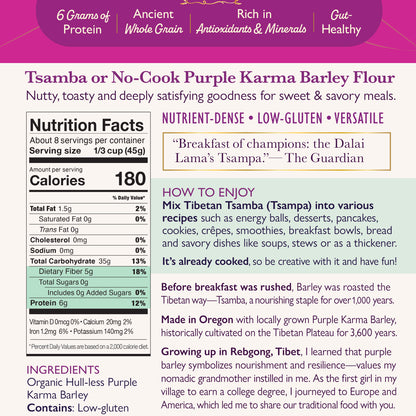 Tibetan Tsamba (Tsampa Flour)
