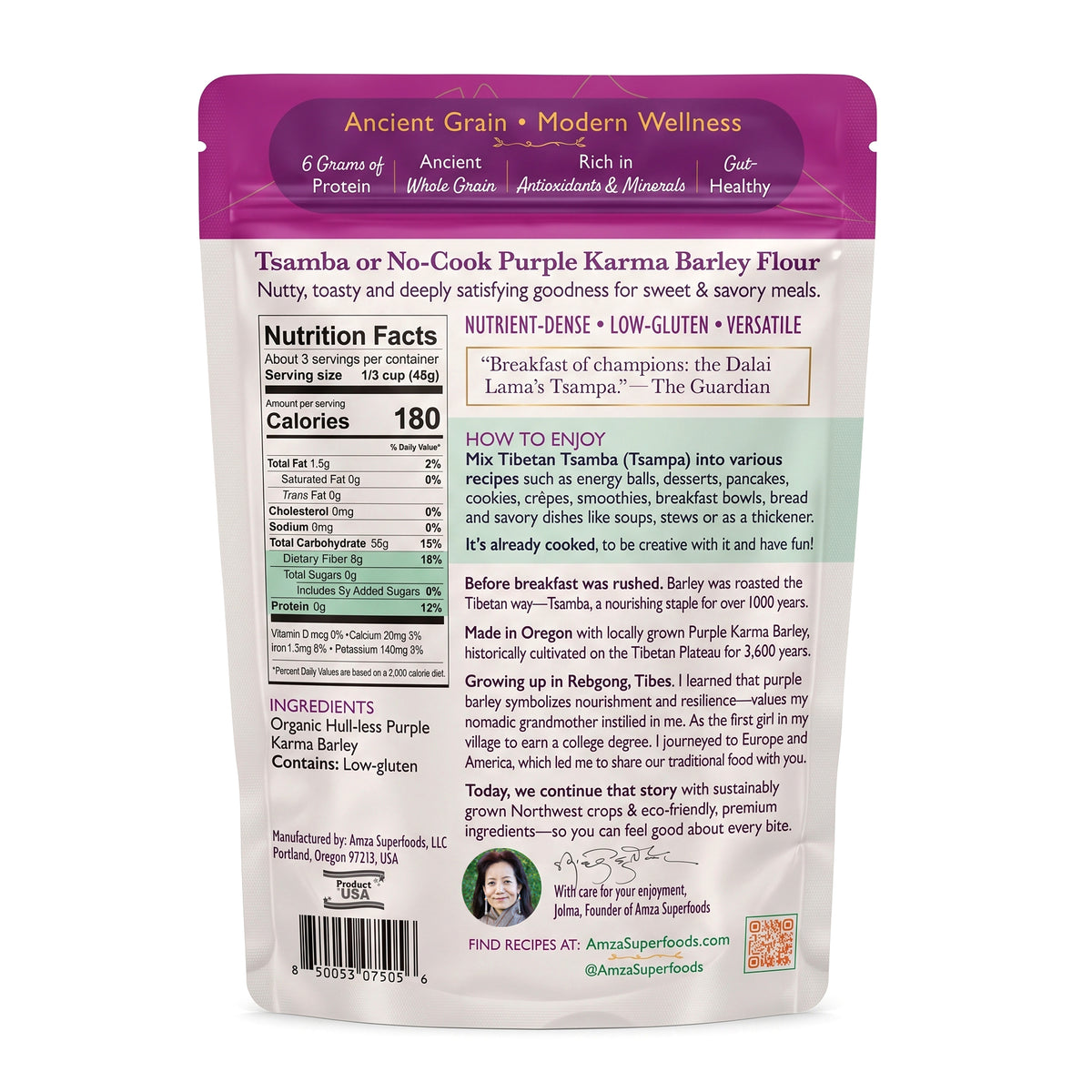 Tibetan Tsamba (Tsampa Flour)